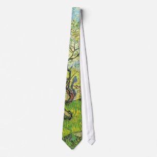 Orchard in Blossom, Vincent van Gogh Tie