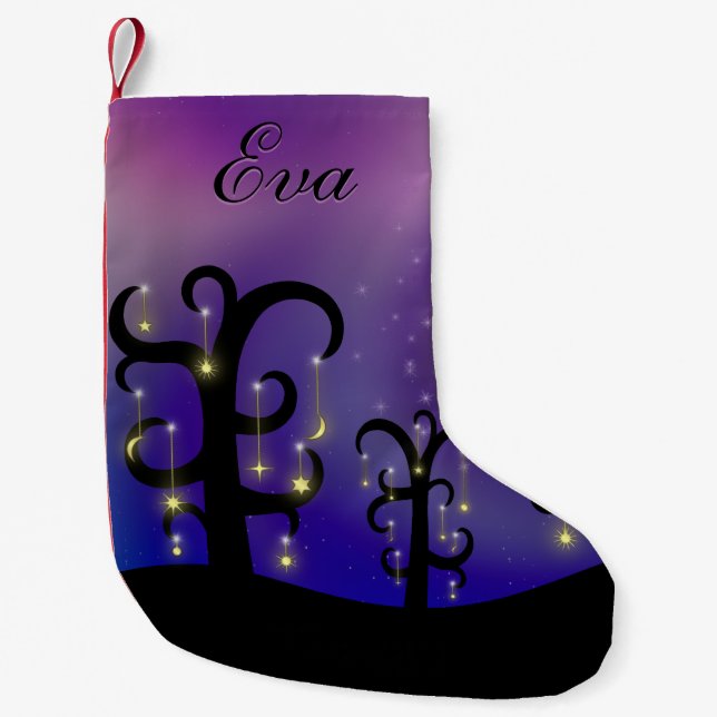 Orchard of Stars Christmas Stocking (Front)