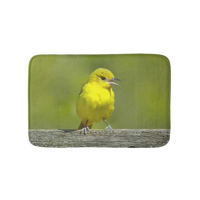 Orchard Oriole - Original Photograph Bath Mat (Front)