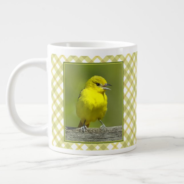 Orchard Oriole - Original Photograph Large Coffee Mug (Left)
