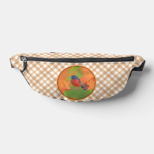 Orchard Oriole Songbird Painting Original Bird Art Bum Bags