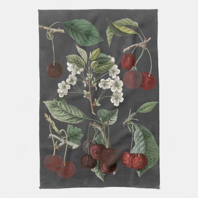 Orchard Varieties I Tea Towel (Vertical)