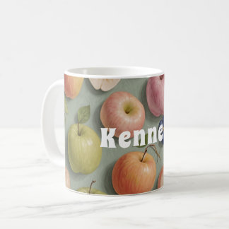 Orchard Whimsy: Pastel Fruit Coffee Mug