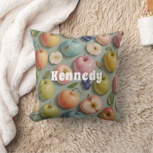 Orchard Whimsy: Pastel Fruit Cushion