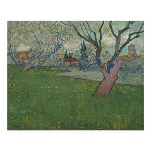 Orchards in Blossom View of Arles by Van Gogh Poster