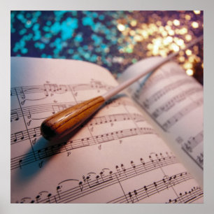 Orchestra Conductor Elements 3 Poster