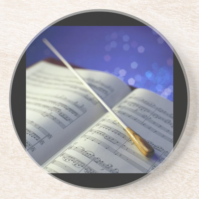 Orchestra Conductor Elements 4 Coaster (Front)