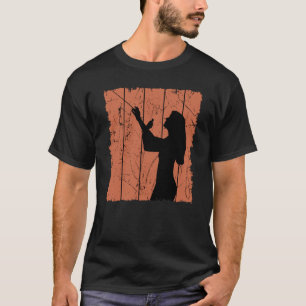 Orchestra Conductor Women Vintage Choir Director B T-Shirt
