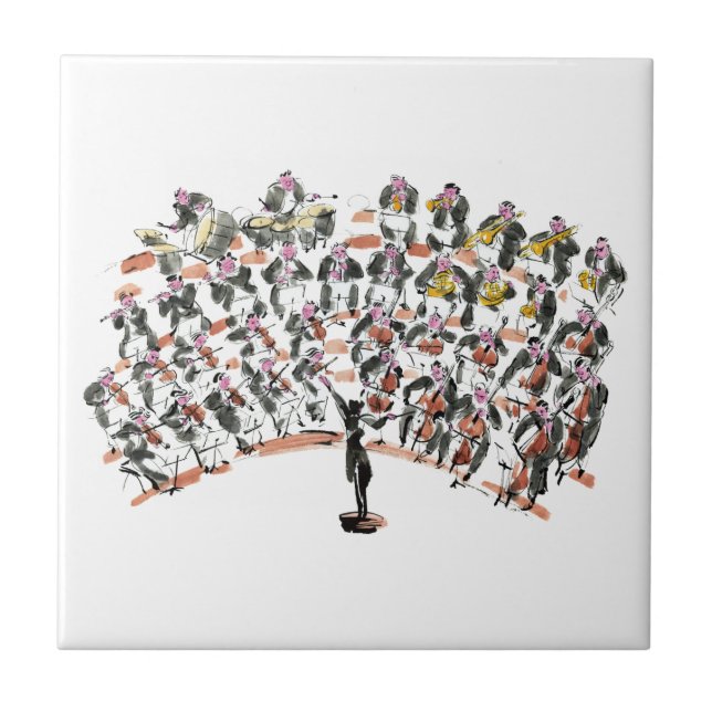 Orchestra Decorative Tiles (Front)
