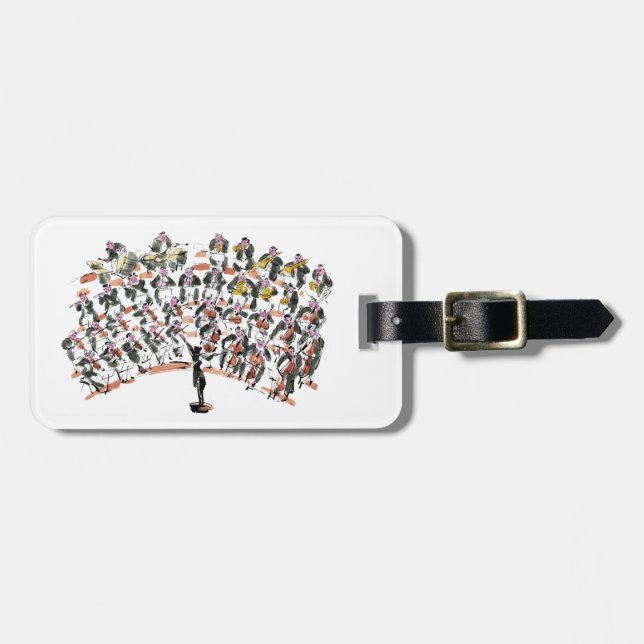 Orchestra Luggage Tag (Front Horizontal)