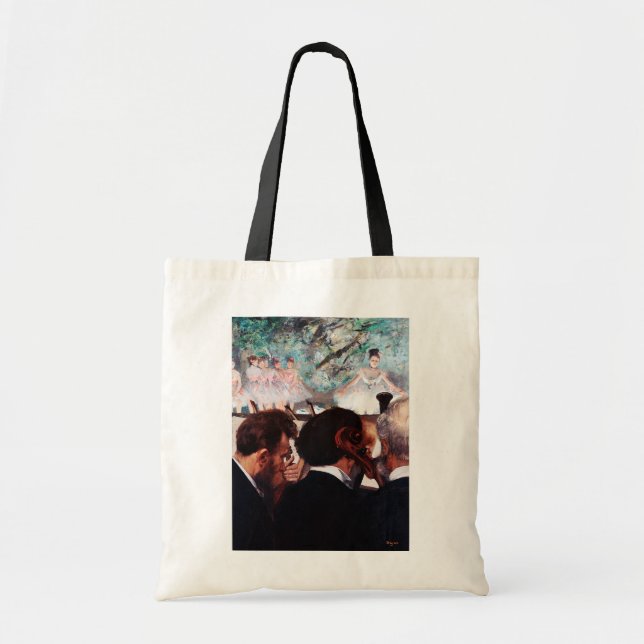 Orchestra Musicians, Edgar Degas Tote Bag (Front)