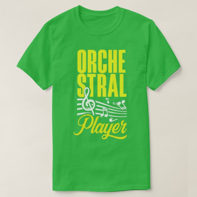 Orchestra Orchestral Player T-Shirt (Design Front)
