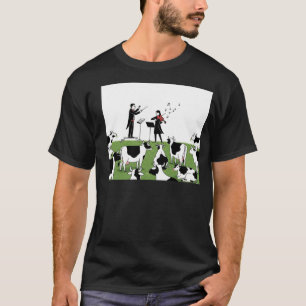 Orchestra Playing for Cows Minimalist T-shirt