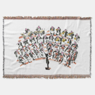 Orchestra Throw Blanket