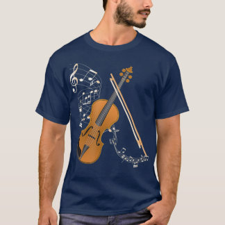 Orchestra Violin Player Gift Musical Instrument T-Shirt