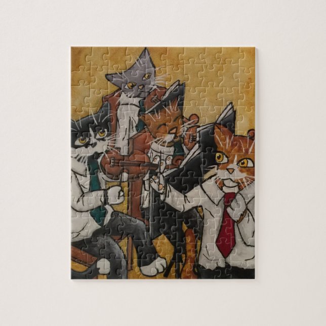 Orchestral Cats Jigsaw Puzzle (Vertical)