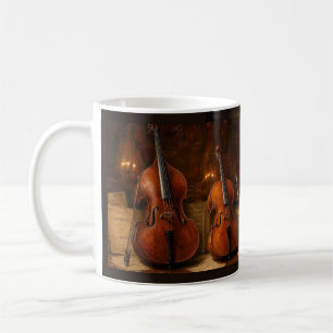 Orchestral Elegance: The Violin Family Stage Portr Coffee Mug