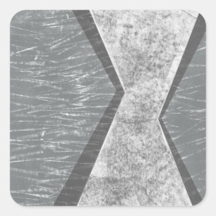 Orchestrated Geometry IV Square Sticker