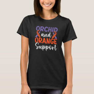 Orchid And Orange Support Skin Disease Psoriasis A T-Shirt