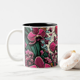 Orchid Art Design Mug