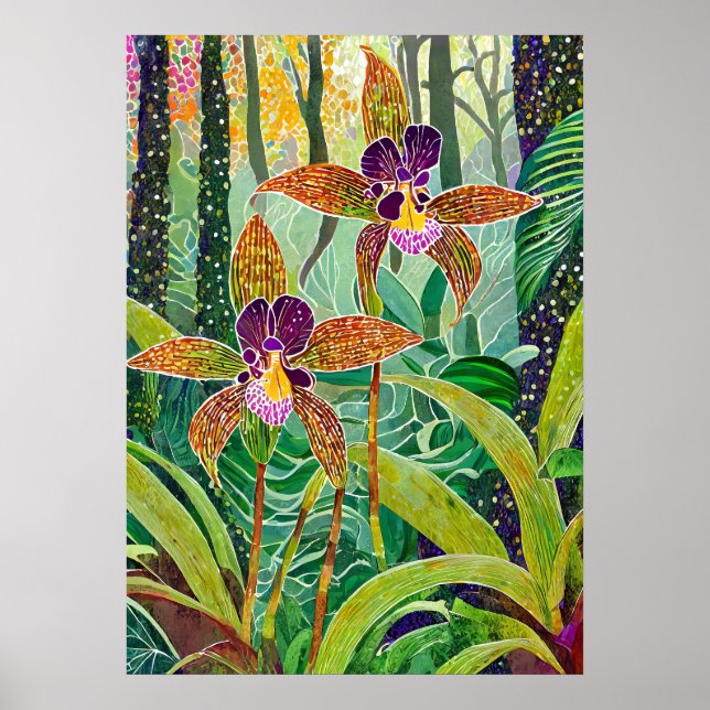 Orchid Art V01 Poster (Front)