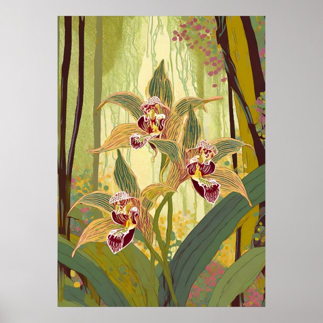 Orchid Art V11 Poster (Front)