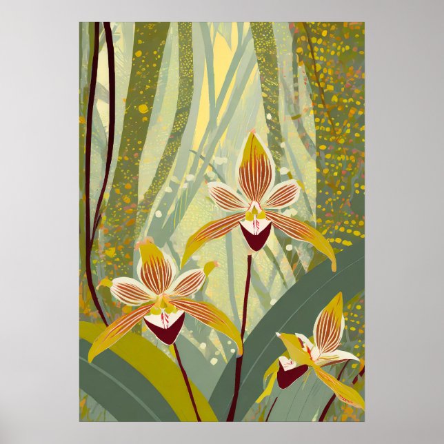 Orchid Art V14 Poster (Front)