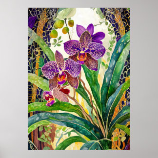 Orchid Art V52 Poster