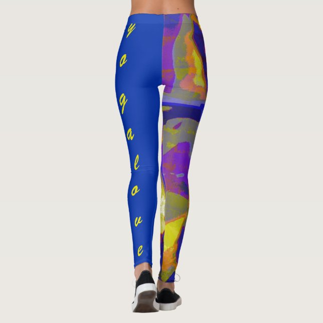 Orchid Aura Leggings (Back)