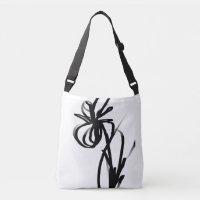Orchid Blanc: Abstract White & Black