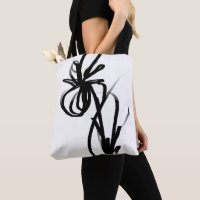 Orchid Blanc: Abstract White & Black