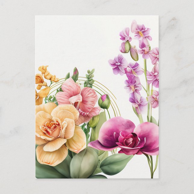 Orchid Blast Postcard (Front)