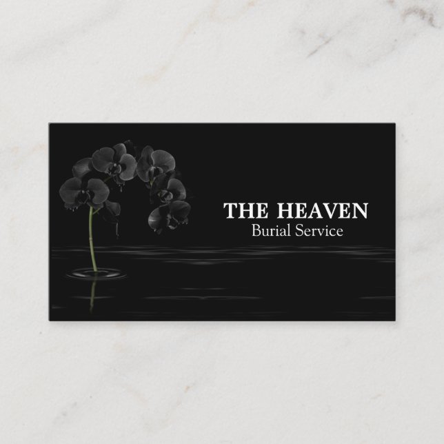 Orchid Bloom Business Card (Front)