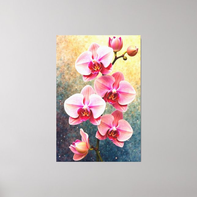 Orchid Bloom Canvas Print (Front)