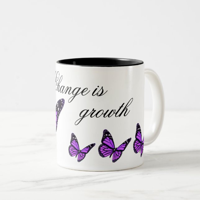 Orchid Butterfly Coffee Mug (Front Right)