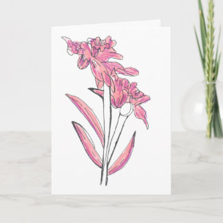 Orchid Card
