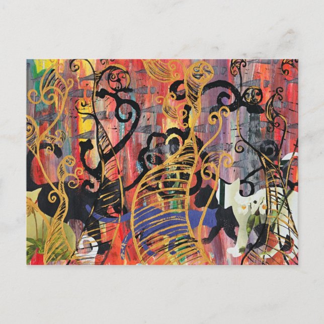 Orchid Cats Postcard (Front)