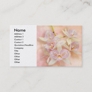 Orchid - Caulocattleya - The twinkle in my eye Business Card
