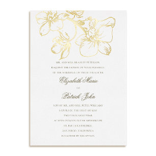 Orchid Charm Formal Classic Heirloom White Wedding