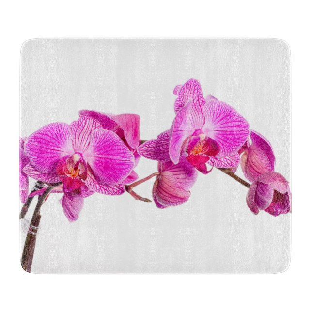Orchid Cutting Board (Front)