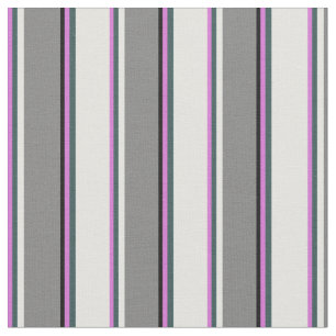 Orchid, Dark Slate Grey, Light Cyan, Grey & Black Fabric