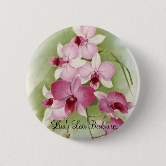 Orchid - DendrobiumPhalaenopsis 6 Cm Round Badge