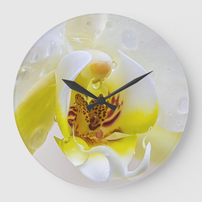 Orchid Dew Large Clock (Front)