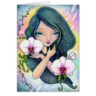 Orchid Dreams - blank card