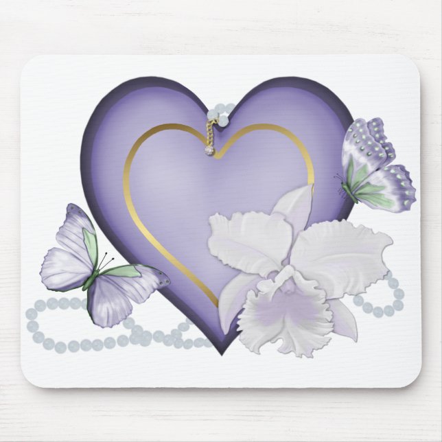 Orchid Elegance Mouse Mat (Front)