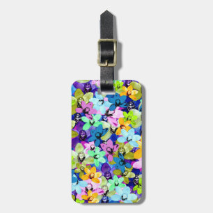 Orchid Extravaganza Water Colour, Luggage Tag