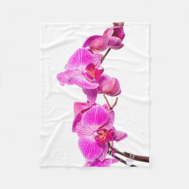 Orchid Fleece Blanket (Front)