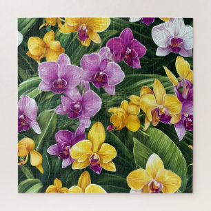 Orchid Floral Jigsaw Puzzle