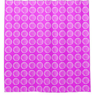 Orchid Floral Light Passion flower shower curtain