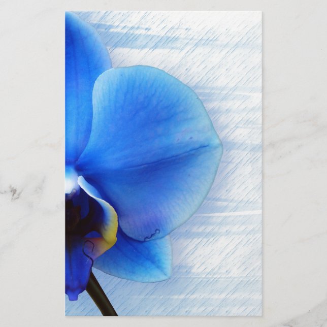 Orchid Flower Blue Love Peace Destiny Gift (Front)